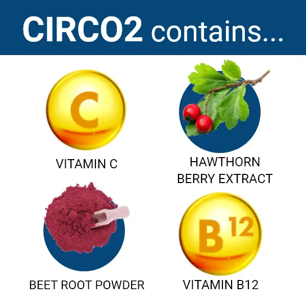 Ingredients of CircO2 Nitric Oxide Supplement