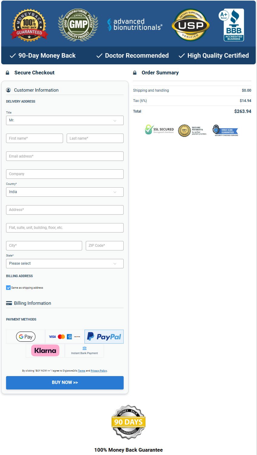 Circo2 Secure Checkout